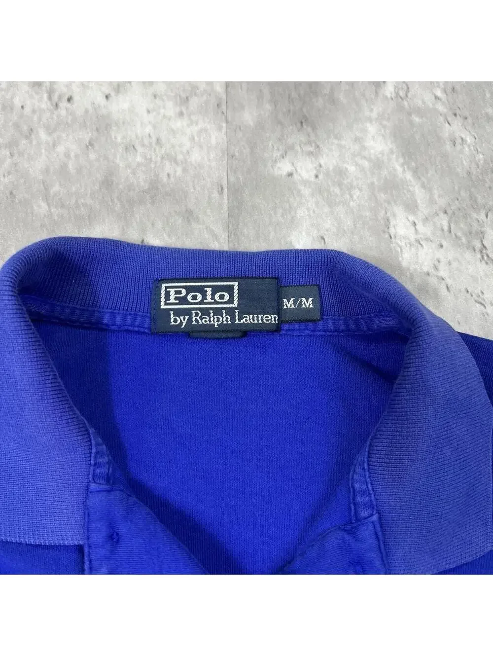 Vintage Polo Ralph Lauren Polo Shirt Blue Red Pony